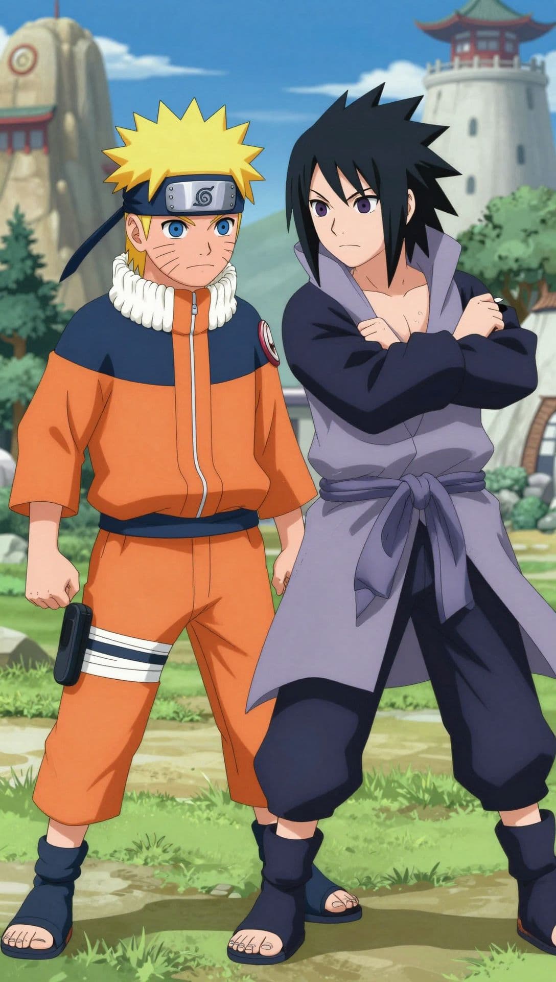 Naruto vs. Sasuke: Talk-No-Jutsu Takedown!